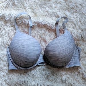 VS Pink Heathered Gray Bra